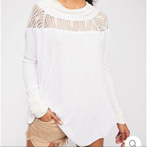 NWT Free People Lace Top